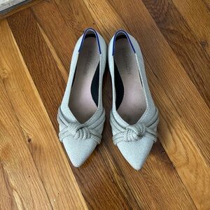 Rothy’s metallic twist flats